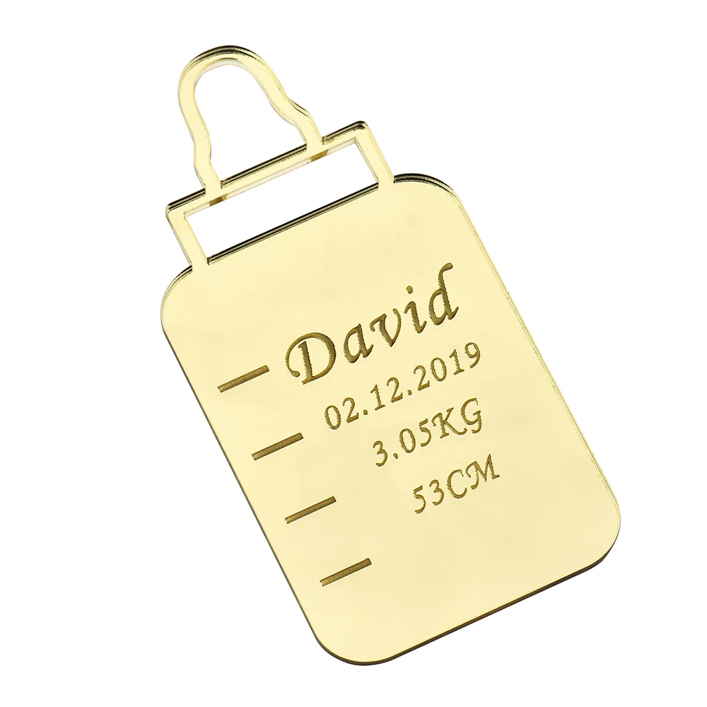 20 шт. деревянные флаконы для молока с гравировкой | Дом и сад