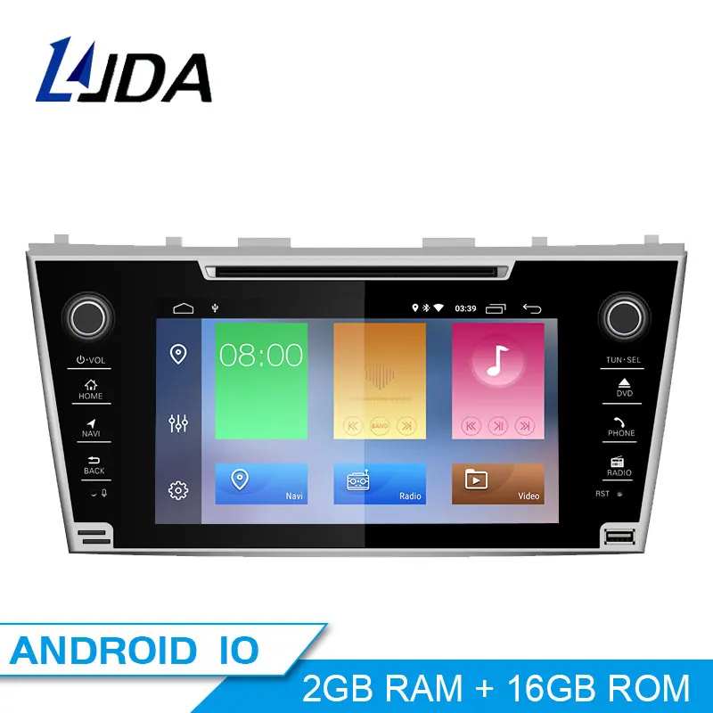 LJDA Android 10,0 2 Din автомагнитола для Toyota Camry 2007 2008 2009 Автомобильный мультимедийный плеер стерео Авто аудио gps DVD видео wifi ips