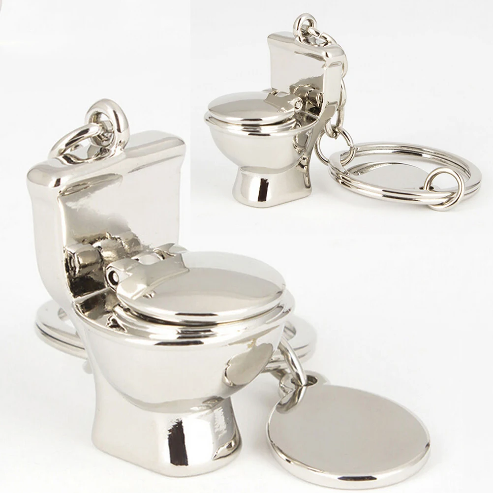 Творческий Туалет брелок Моделирование мини-брелок 3D модные подарки |