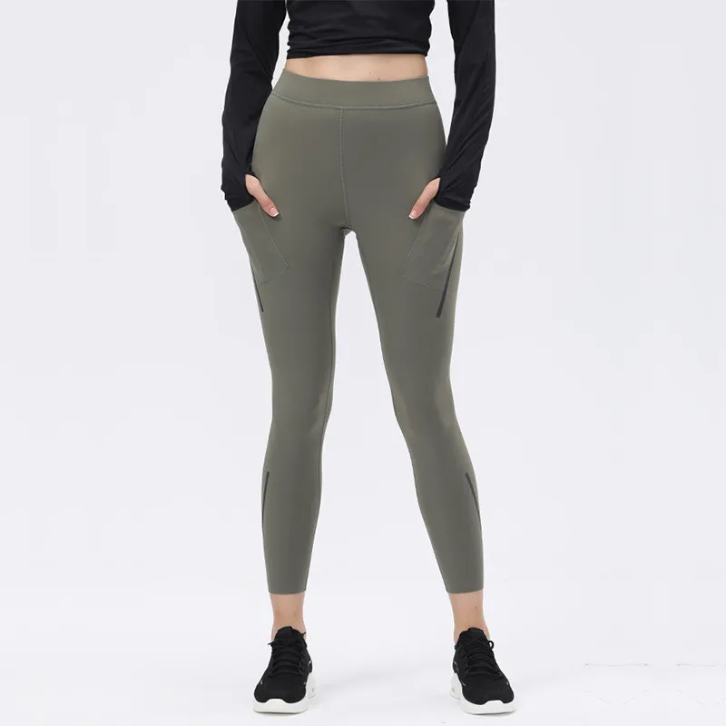 Женские спортивные брюки Fintess с боковым карманом женские леггинсы для бега