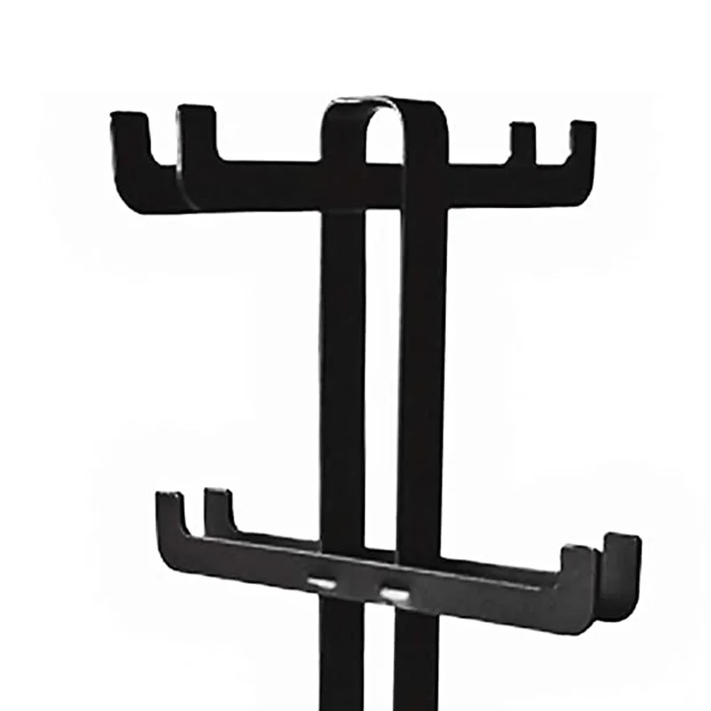 

Mug Tree Holder with 12 Hooks for Cup Mug, Mug Rack Stand Stemware Racks for 6 Wine Glasses