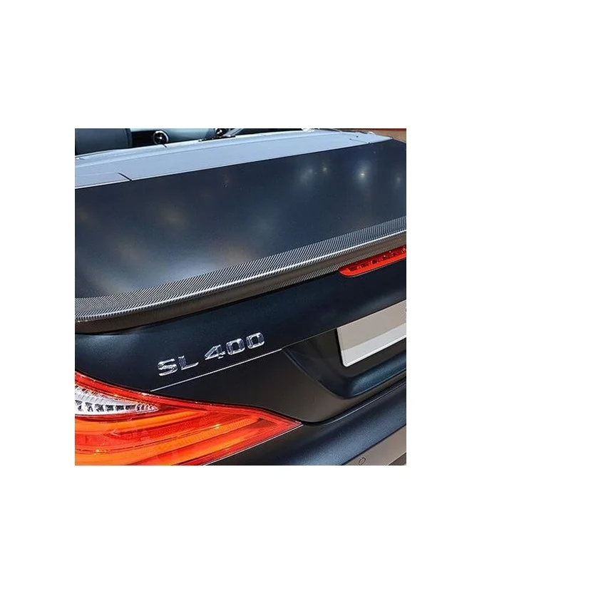 Хромированная наклейка на багажник автомобиля с буквами сзади и эмблемой для