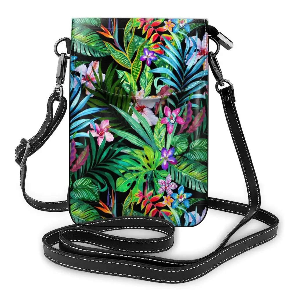 Сумка через плечо с листьями кожаная сумка трендовая Маленькая женская