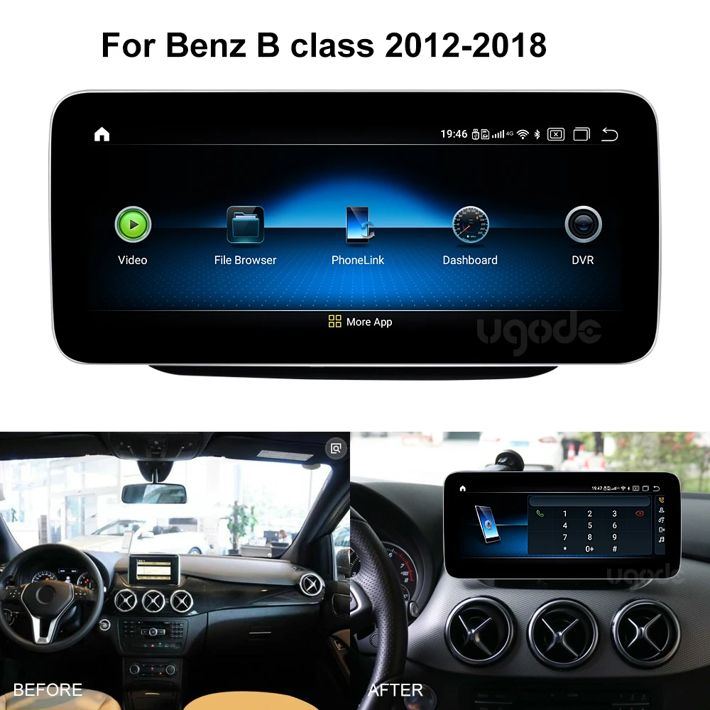 Qualcomm 2013 15 W246 Android10.0 экран автомобильный GPS навигация Мультимедийная система