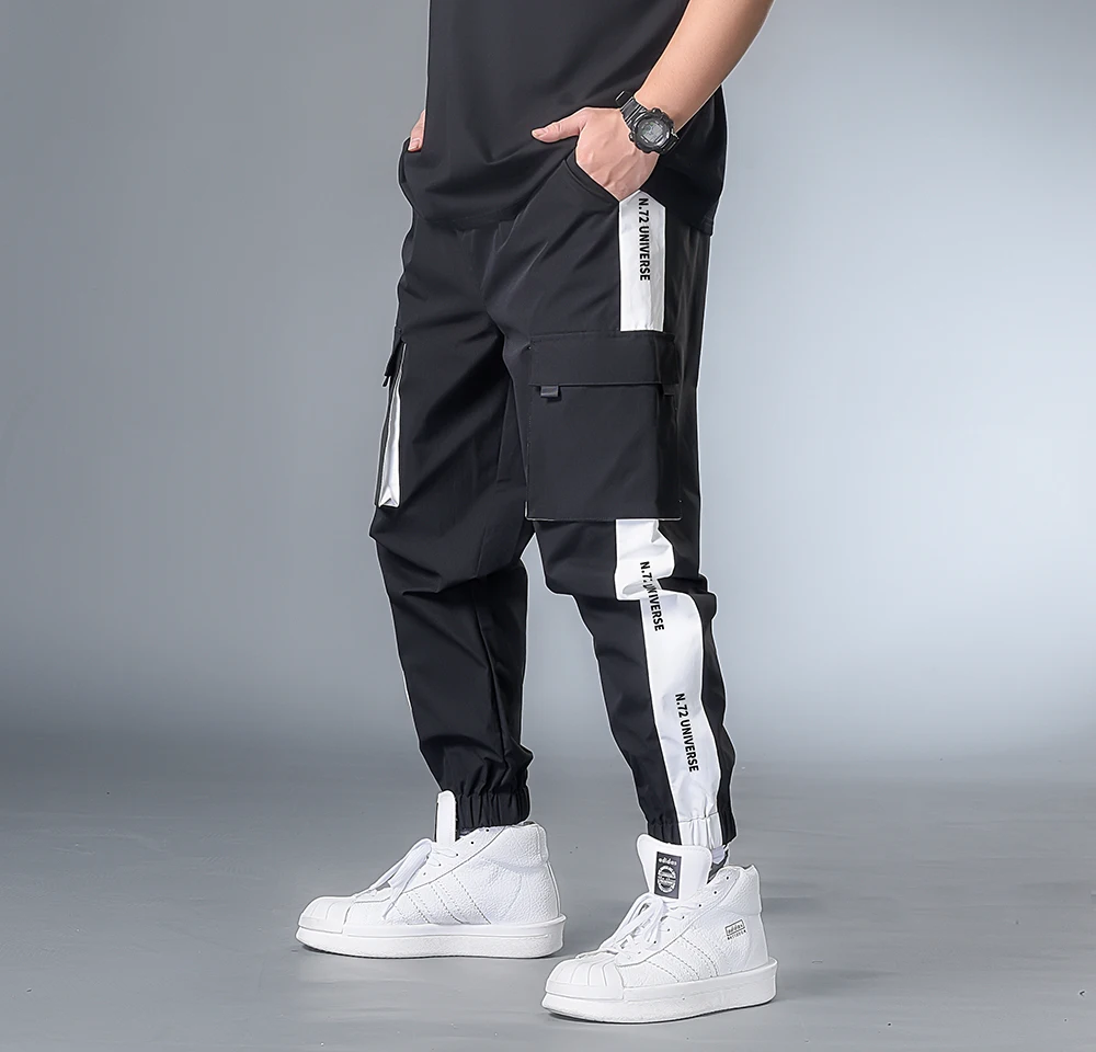 Мужские шаровары с карманами 7XL 6XL XXXXL хип хоп Харадзюку 2020|Повседневные брюки| |