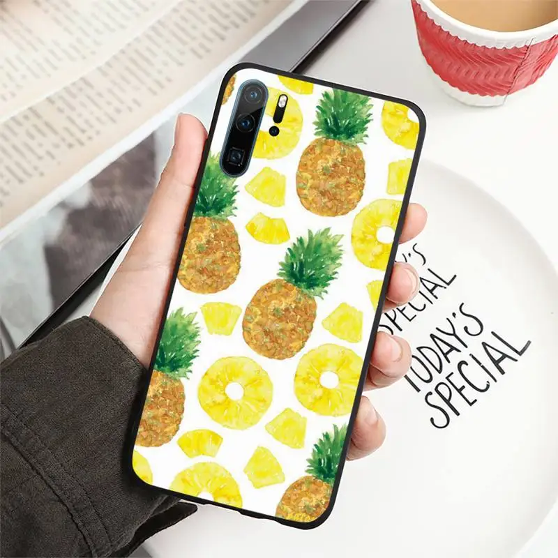 

Banana pineapple fruit Phone Case For Huawei P40 P20 P30 lite Pro P Smart 2019 Mate 40 20 10 Lite Pro Nova 5t