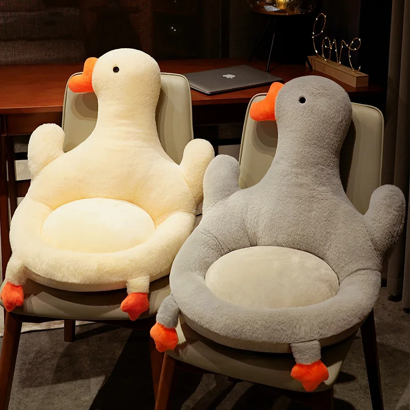 

Soft Duck Plush Pillow Toys Animal Stuffed Goose Plush Cushion Sofa Indoor Floor Seat Chair Decor Winter Floor Mat Lovely Gift