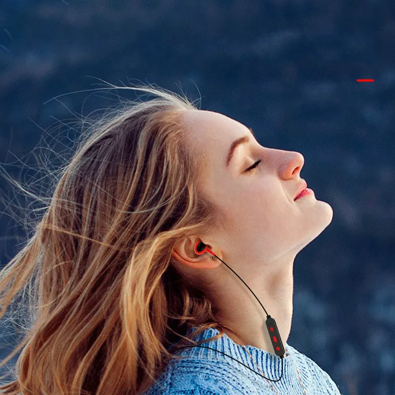 Bluetooth-наушники с шейным ремешком Спортивная игровая гарнитура микрофоном стерео