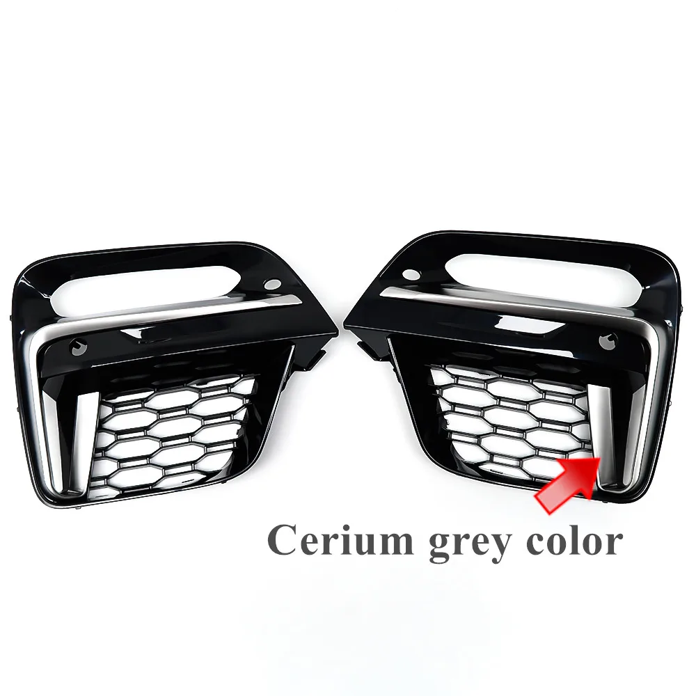 Cerium grey For BMW X3 G01 / X4 G02 2018 2019 2020 Car Front Fog Light Lamp Cover Trim Grille Fender Accessories | Автомобили и