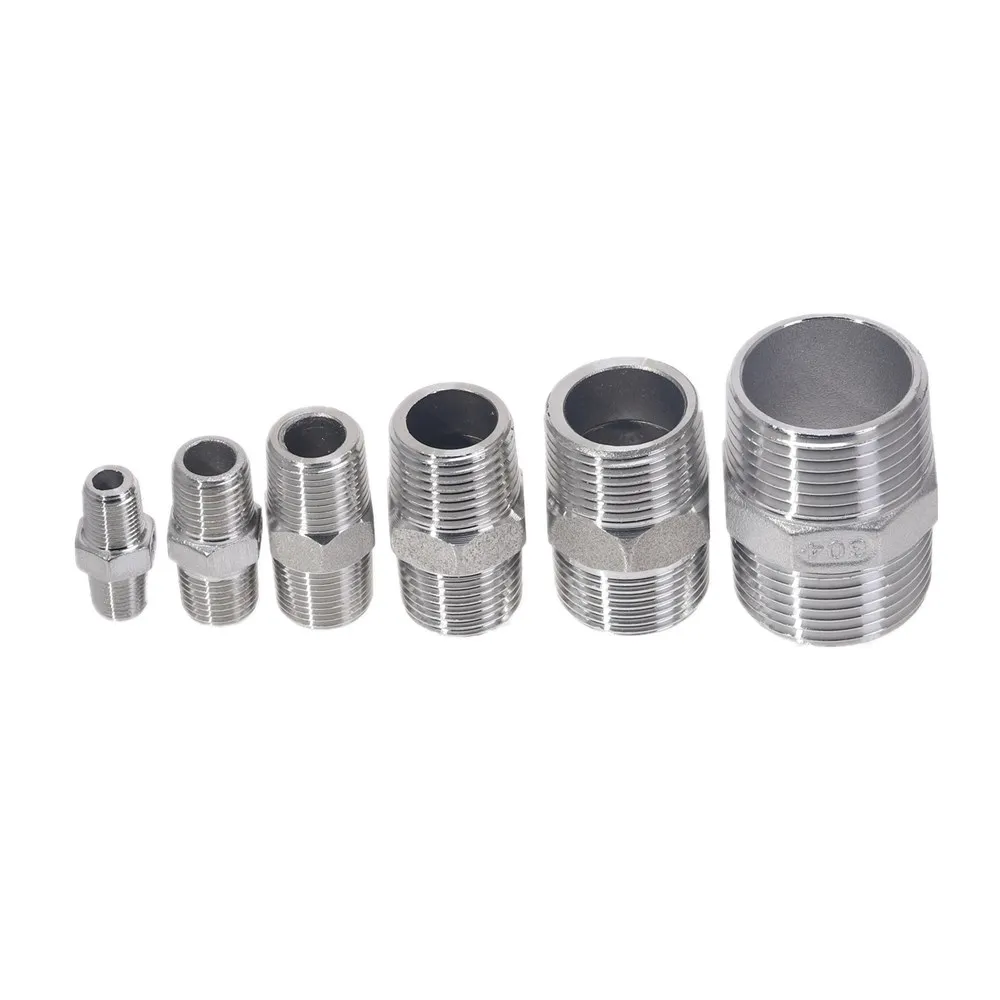 Мужской и мужской шестигранный ниппель Резьбовая труба редуктора фитинг из