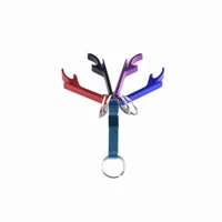 antlers metal keychain 100 high quality key ring keyfob for decoration or gifts 2 set