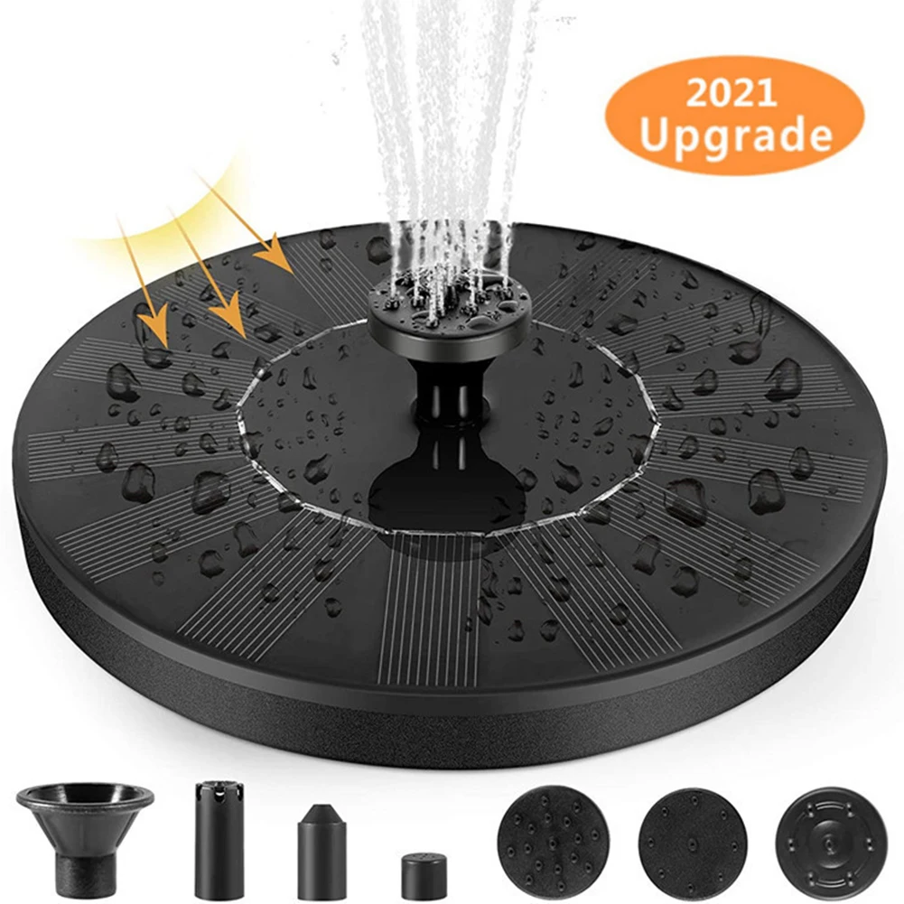 

Mini Solar Water Fountain Pool Pond Waterfall Fountain Garden Decoration Outdoor Bird Bath Solar Powered Fountain Floating Water