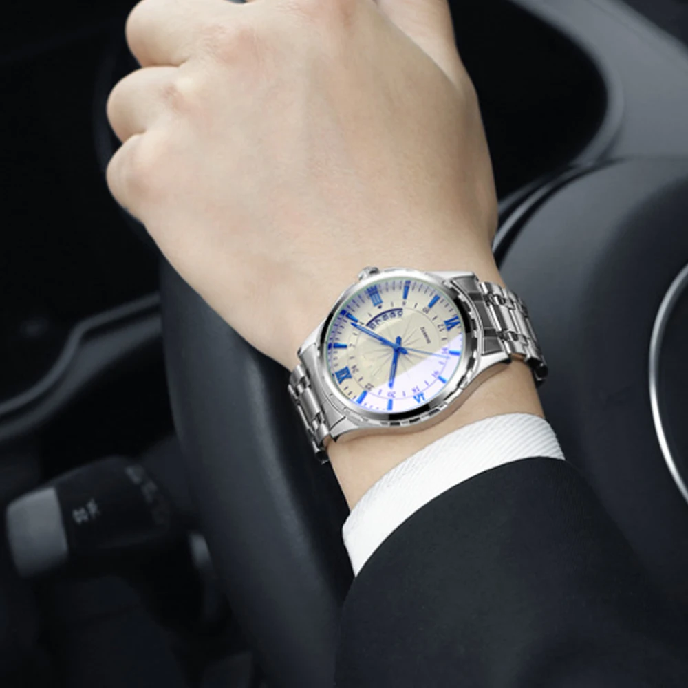 Новые мужские цифровые часы наручные с хронографом водонепроницаемые кварцевые