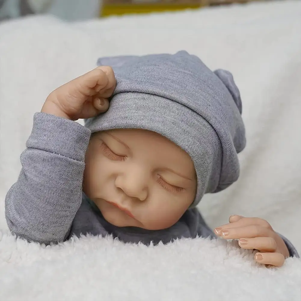 

Кукла реборн Levi V8C4, реалистичное виниловое тело, готовая кукла для новорожденных, подарок для детей, 20 дюймов