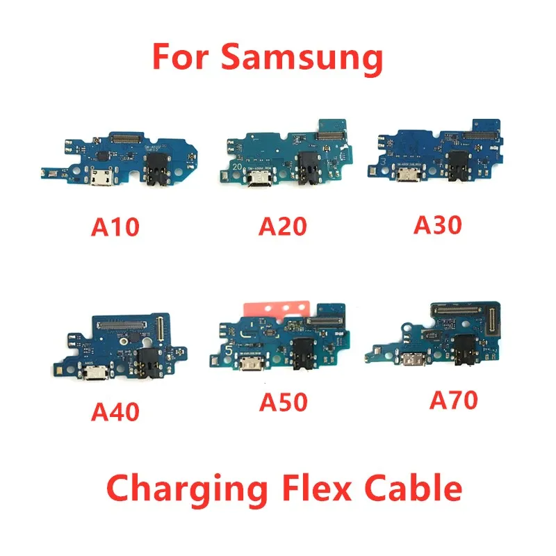 Гибкий кабель с разъемом для зарядки IC Samsung Galaxy A10 A20 A30 A40 A50 A70 A105 A205 A305 A405 A505