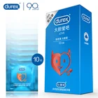 Презервативы Durex, ультратонкие, ребристые, со смазкой