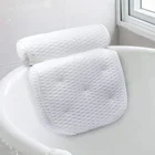 Дышащие 3D сетки подушка для ванны спа с присосками согревающий массаж шеи и спины Поддержка спа-подушка для Дома гидромассажная Ванна Аксессуары для ванной комнаты