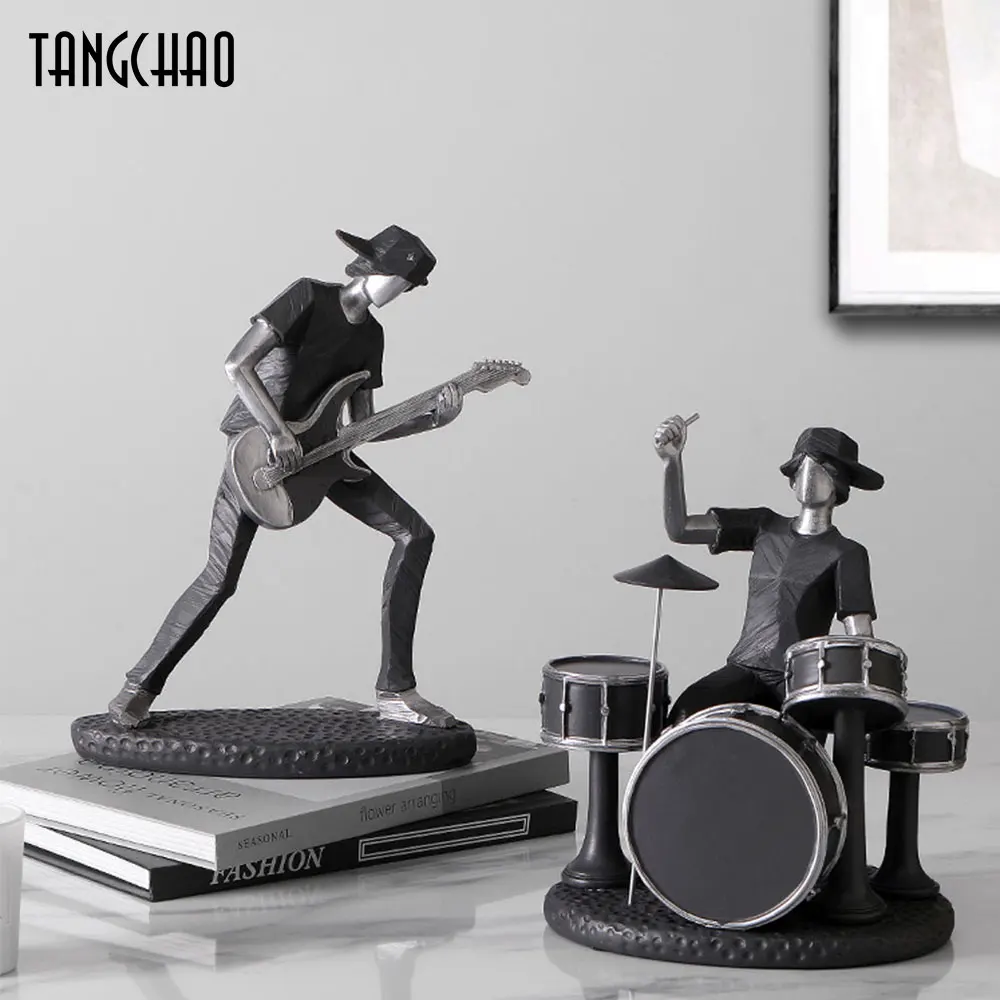 

Статуя рок-группы TANGCHAO из смолы, креативное украшение для дома, Скандинавская Статуэтка для гостиной, искусственный шкаф, Декор, подарок для парня