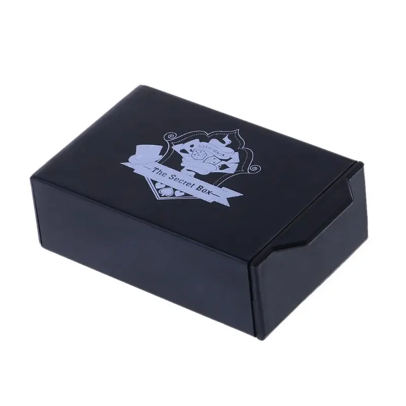 Cool Magic Black Box Vanished Box Puzzle Box Magic Tricks Surprise Box Kids Toy images - 2