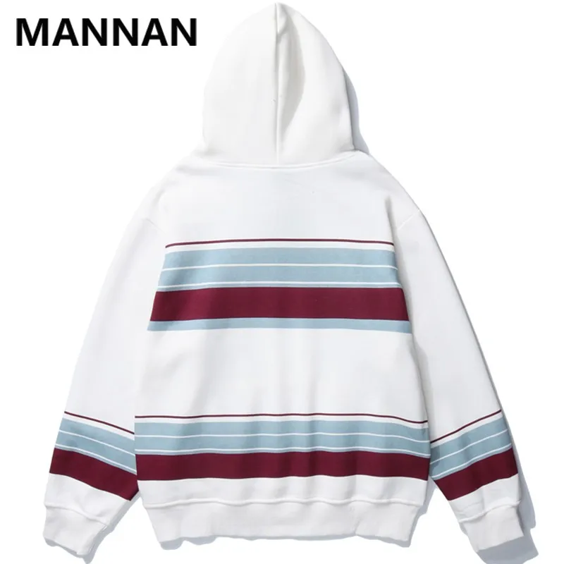 

2020Autumn Retro Striped Japanese Kanji Hip Hop Sport Sweatershirts Hoodie Mens Tops Hoodie Pullover Harajuku Cotton Coat Casual