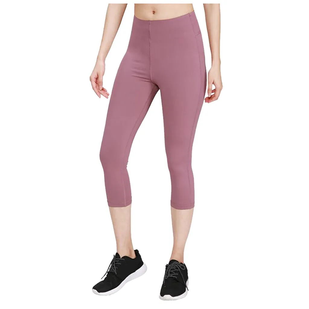 Женские штаны Леггинсы для йоги фитнеса бега спортзала спорта с высокой талией