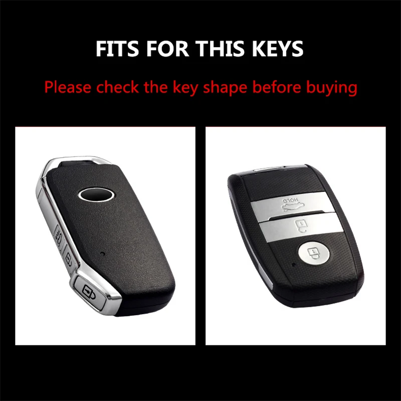 Замшевая кожа цинковый сплав для автомобиля защитный чехол ключа Kia