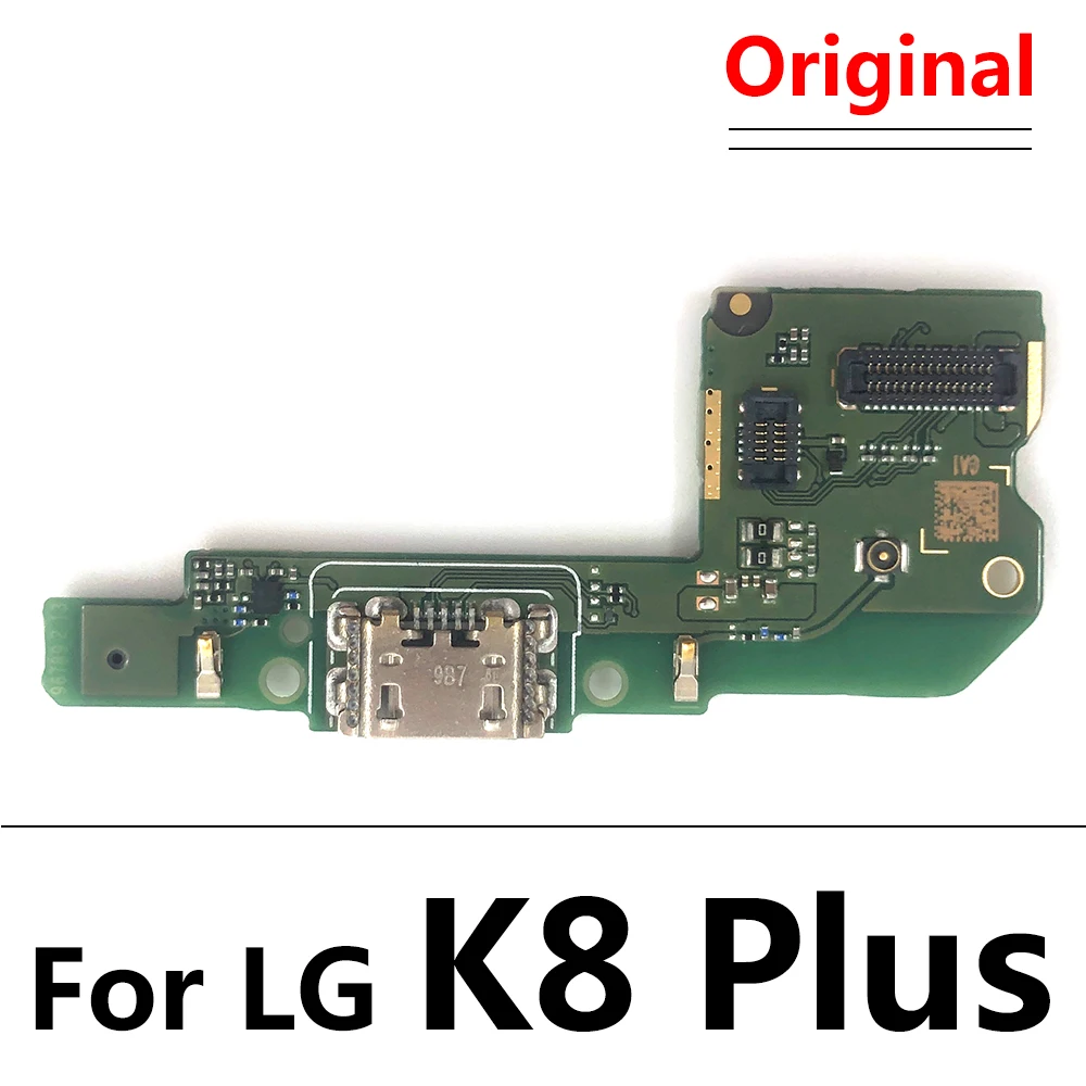 

10Pcs/LotOriginal For LG K8 Plus Dock Connector Micro USB Charger Charging Port Flex Cable Microphone Board