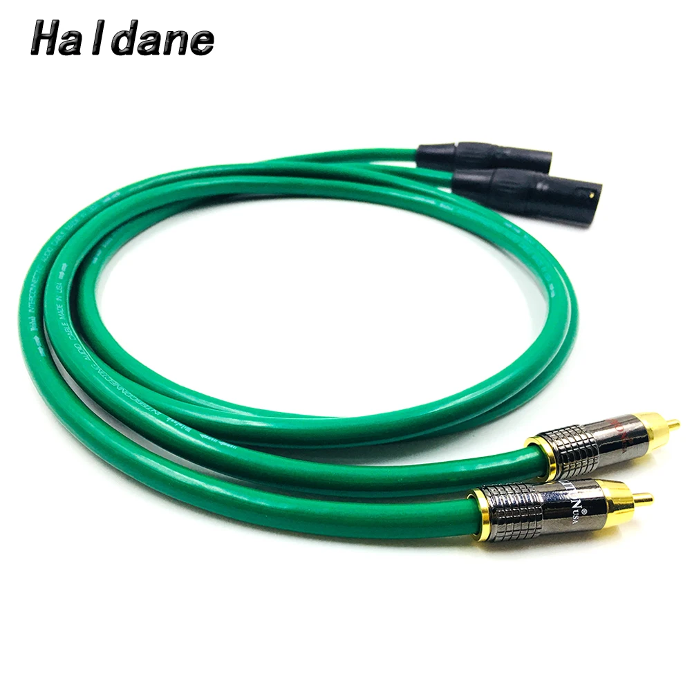 

Haldane Pair Type-LITON RCA to XLR Balacned Audio Cable RCA Male to XLR Male Interconnect Cable with MCINTOSH USA-Cable