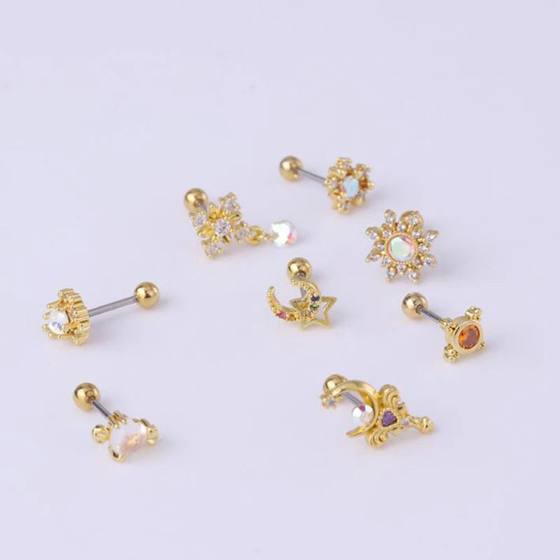 

JINGLANG новый корейский, геометрической формы Форма металлический Нержавеющая сталь тонкий стержень из нержавеющей стали для ногтей Цвет цир...