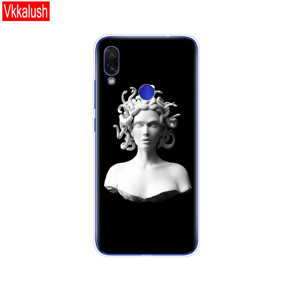 Силиконовый чехол для мобильного телефона Xiaomi Mi Play чехол-накладка с рисунком