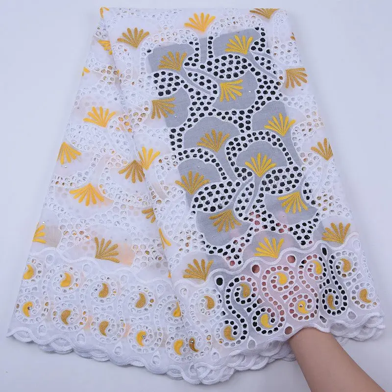 Последняя Африканская Хлопковая кружевная ткань 2019 высокое качество кружева