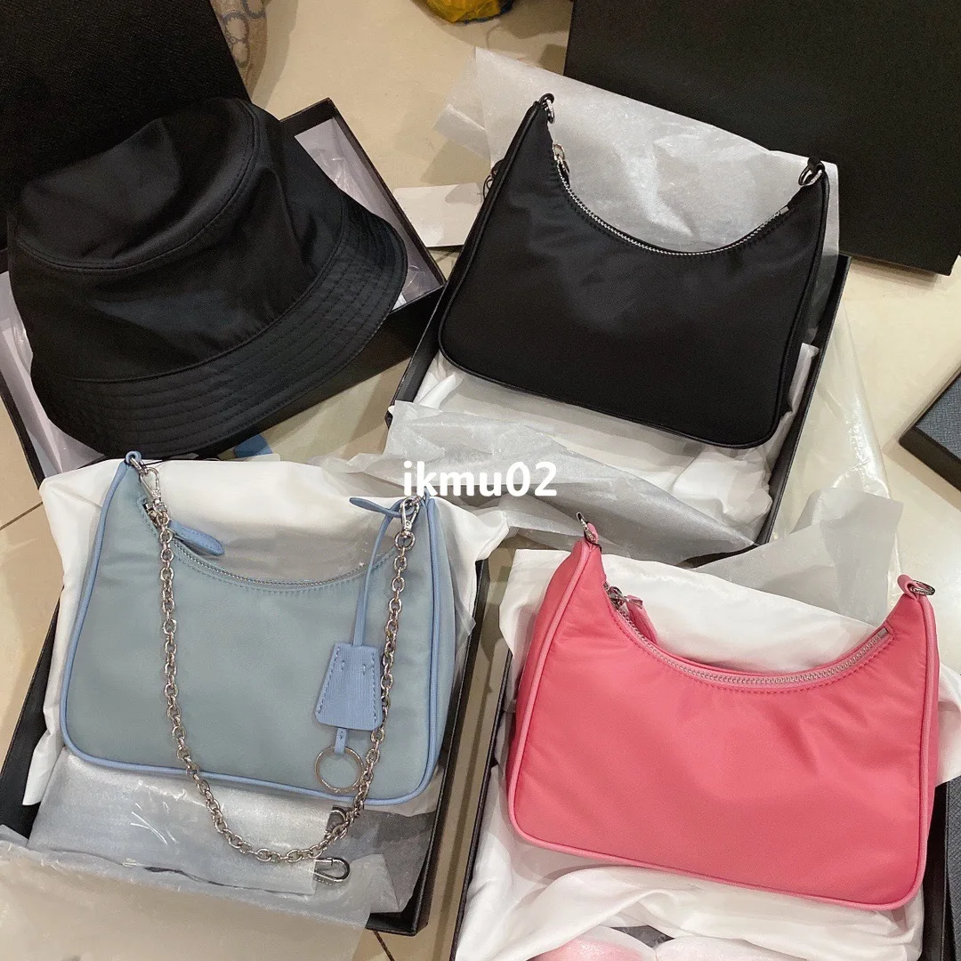 

Underarm bag hobo retro one-shoulder nylon cloth slant chain Pula three-in-one women's bag