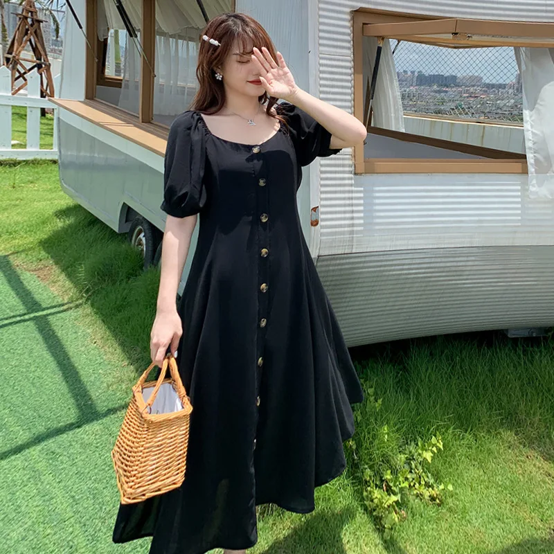 

Dress female spring and autumn mid-length temperament waist slim slimming skirt white