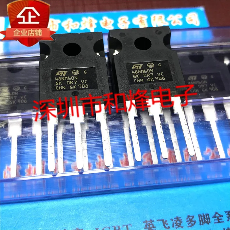 Новая импортная точечная МОП-трубка 48NM60N STW48NM60N TO-247 650V 44A высокой мощности - купить