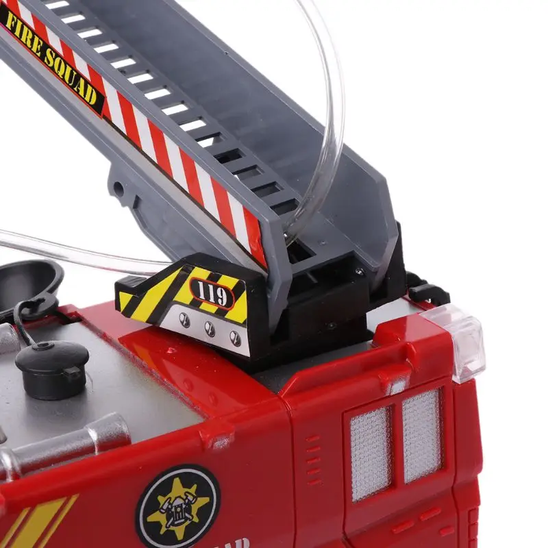 

Spray Water Truck Toy Fireman Fire Truck Car Music Light Educational Toys Boy Kids Toy Gift U50F