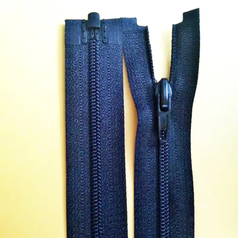 

20 pcs/lot 3# 60cm Cheap Long NYLON Coil Zipper Fastener Single Open Yellow Black White Kids Jacket Clothing Sewing Accessories