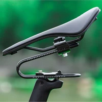 mtbroad bicycle saddle shock absorber mountain bike suspension comfort bow shocks alloy spring steel saddle heightening device