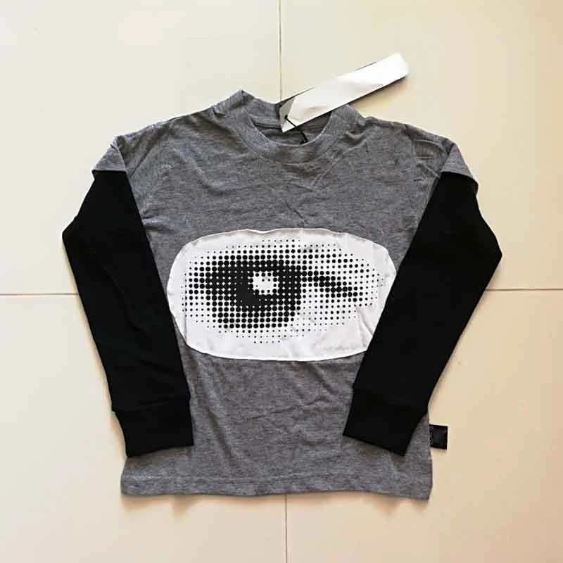 Grey Eye T Комплект одежды для детей; коллекция года; сезон осень-зима; StRafina; куртка для мальчиков и девочек; толстовка; брюки; детский топ; футболка; платье; детская одежда - Цвет: Grey Eye T