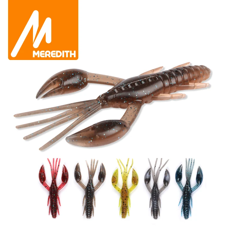 Рыболовные приманки MEREDITH 5 см 2 г 20 шт. мягкие с креветками воблер окунь
