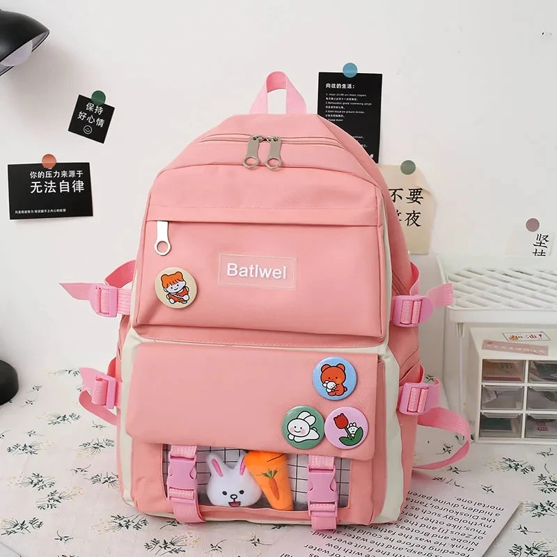 Backpacks women cute Bagpacks Casual Schoolbags For Girls female book bags for students shoulder bags pink handbags mini bags