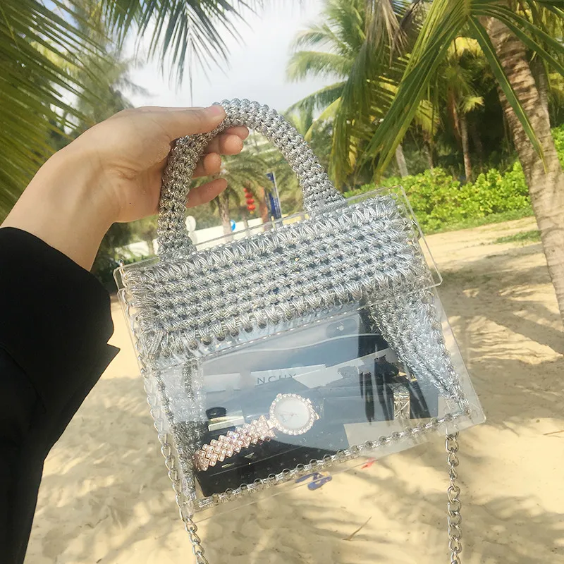 [BXX] Женская сумка акриловая шерстяная через плечо ручные плетеные сумки женские