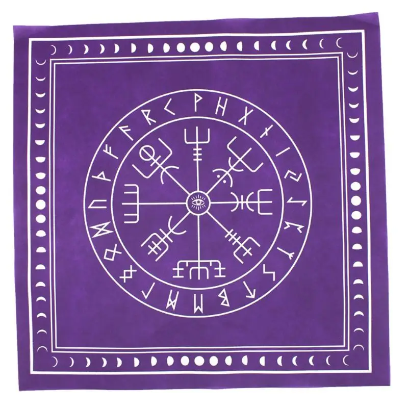 

50*50cm Non-woven Tarots Tablecloth Rune Divination Altar Patch Tarots cloth 62KF