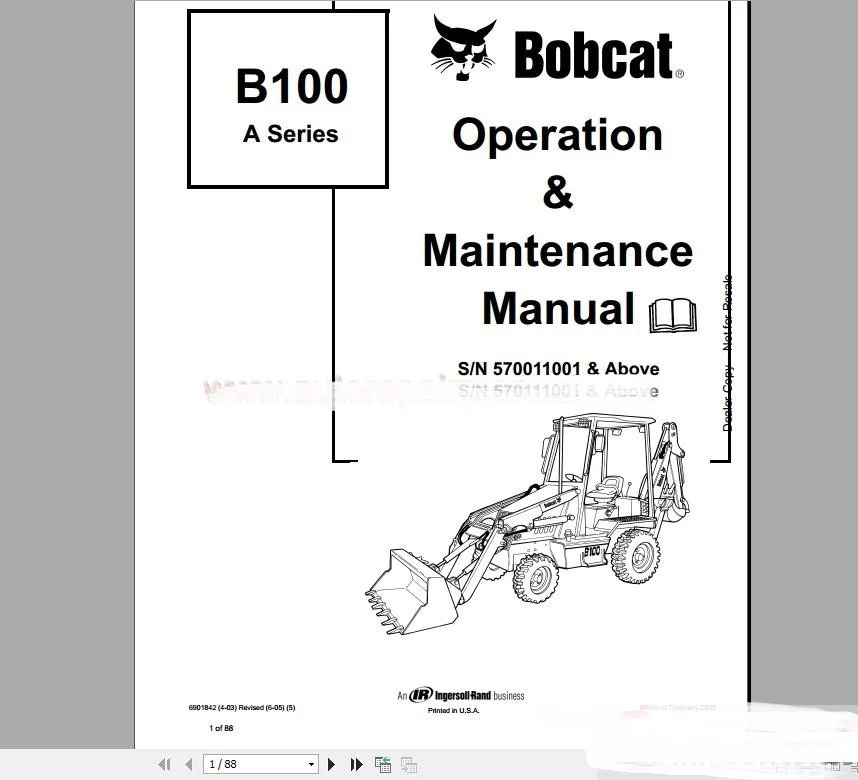 Руководство по эксплуатации Bobcat полный комплект DVD|full set|dvd set |