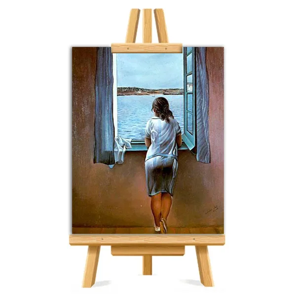 

Little girl in a cage Picture DIY Painting By Numbers Colouring Zero Basis HandPainted Oil Painting Unique Gift Home Decor