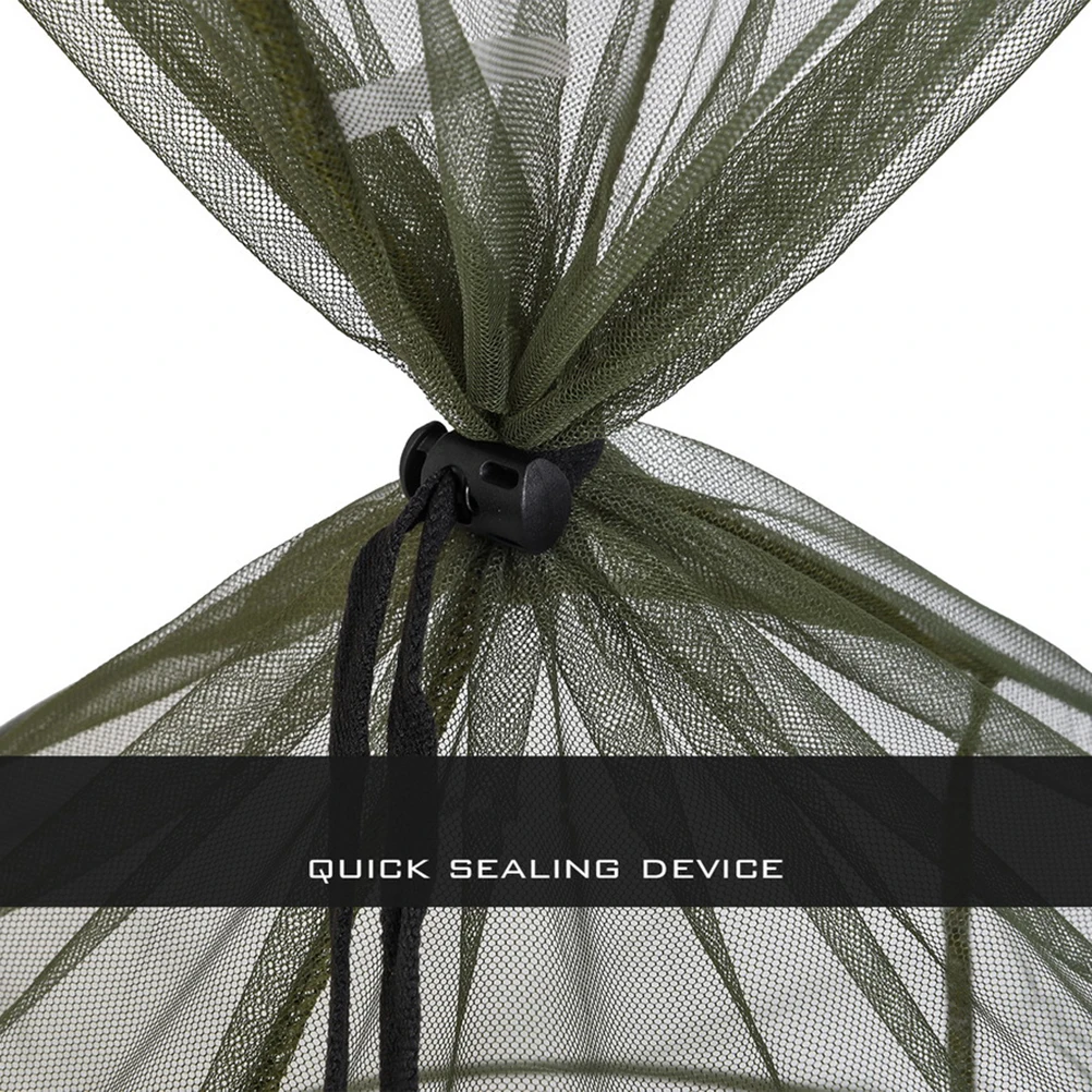 Портативная рыболовная корзина с отверстием 1 мм Складная сетка-краб для рыбалки