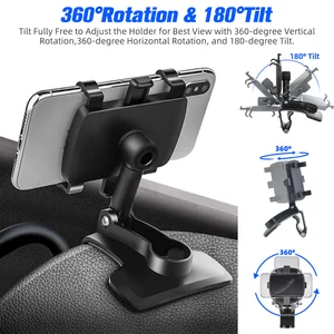 holder 360 degree dashboard car phone mobile phone stands rearview mirror sun visor in car gps navigation bracket free global shipping