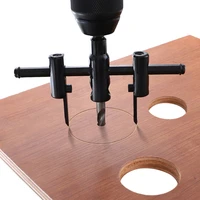 aircraft type adjustable metal wood circle hole saw drill bit plastic plasterboard hole opener glass cutter woodworking tool