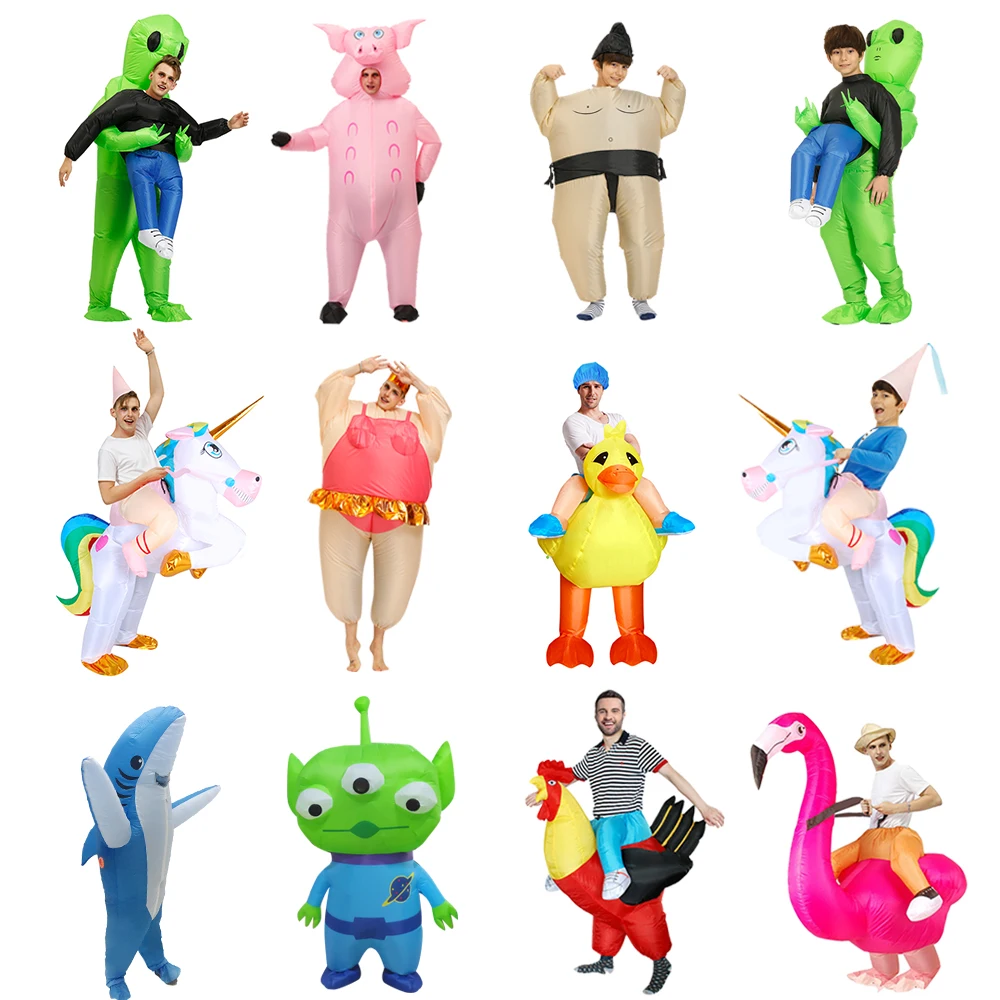 Новинка 42 надувной костюм инопланетянин сумо костюмы для вечерние платье