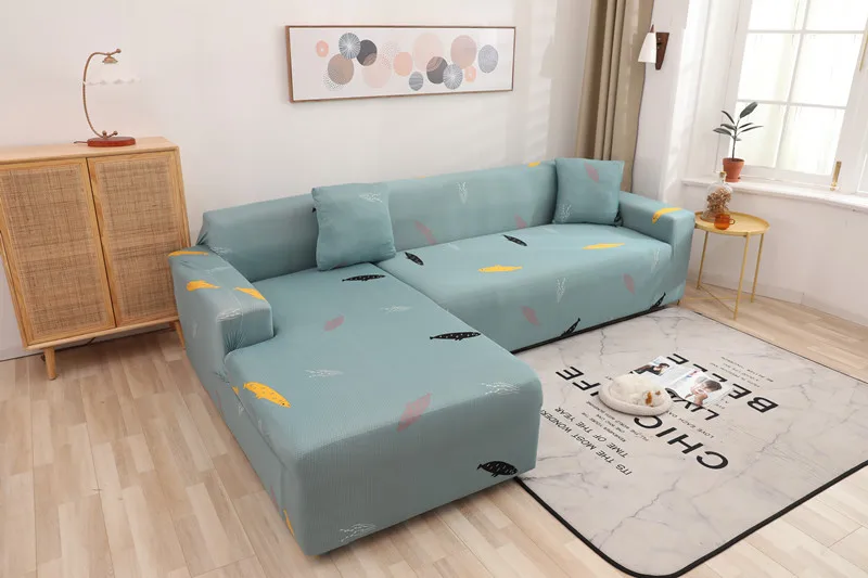 

Corner sofa covers for living room slipcovers elastic stretch sectional sofa cubre sofa ,L shape need to buy 2 pieces