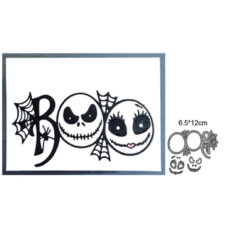 

Metal Cutting Dies Cut Mold Halloween Dies Ghost Decoration Scrapbook Paper Craft Knife Mould Blade Punch Stencils